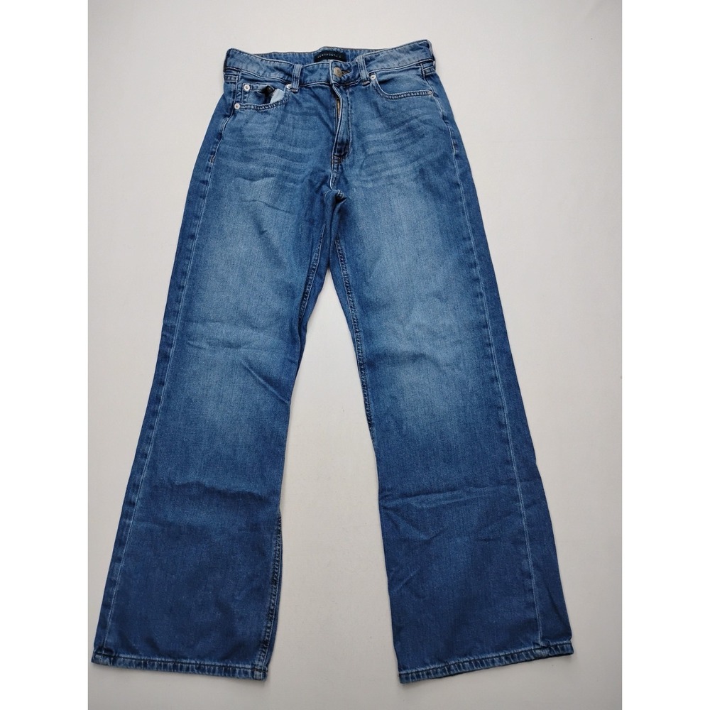 Aeropostale High Rise Wide Leg Women's Size 6‎ Medium Wash